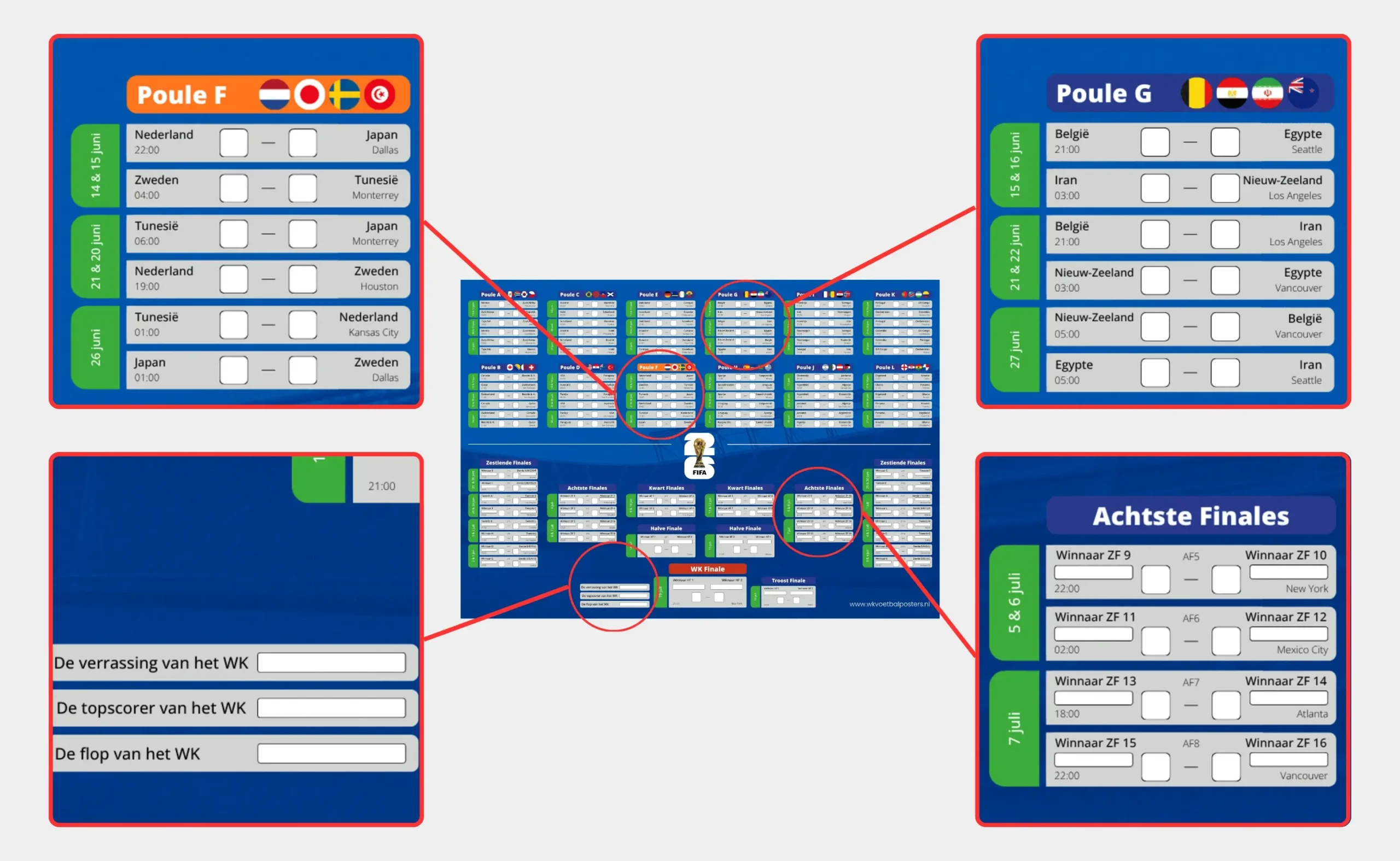 WK 2026 speelschema